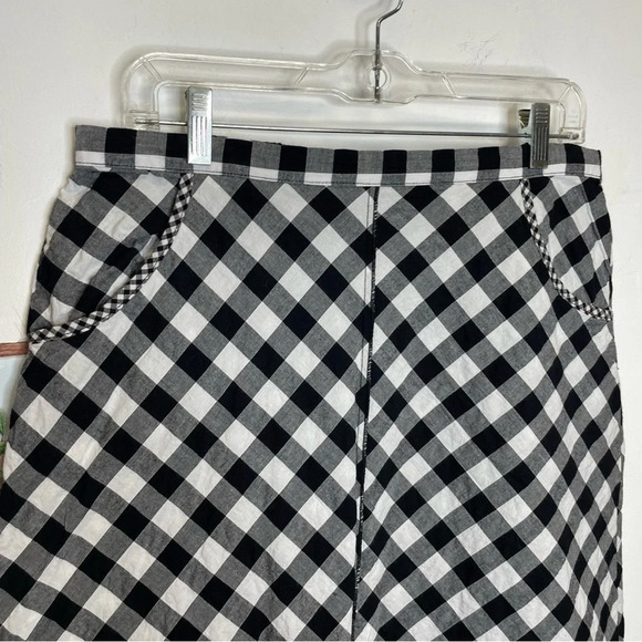 Apropos black and white gingham skirt - Picture 3 of 7